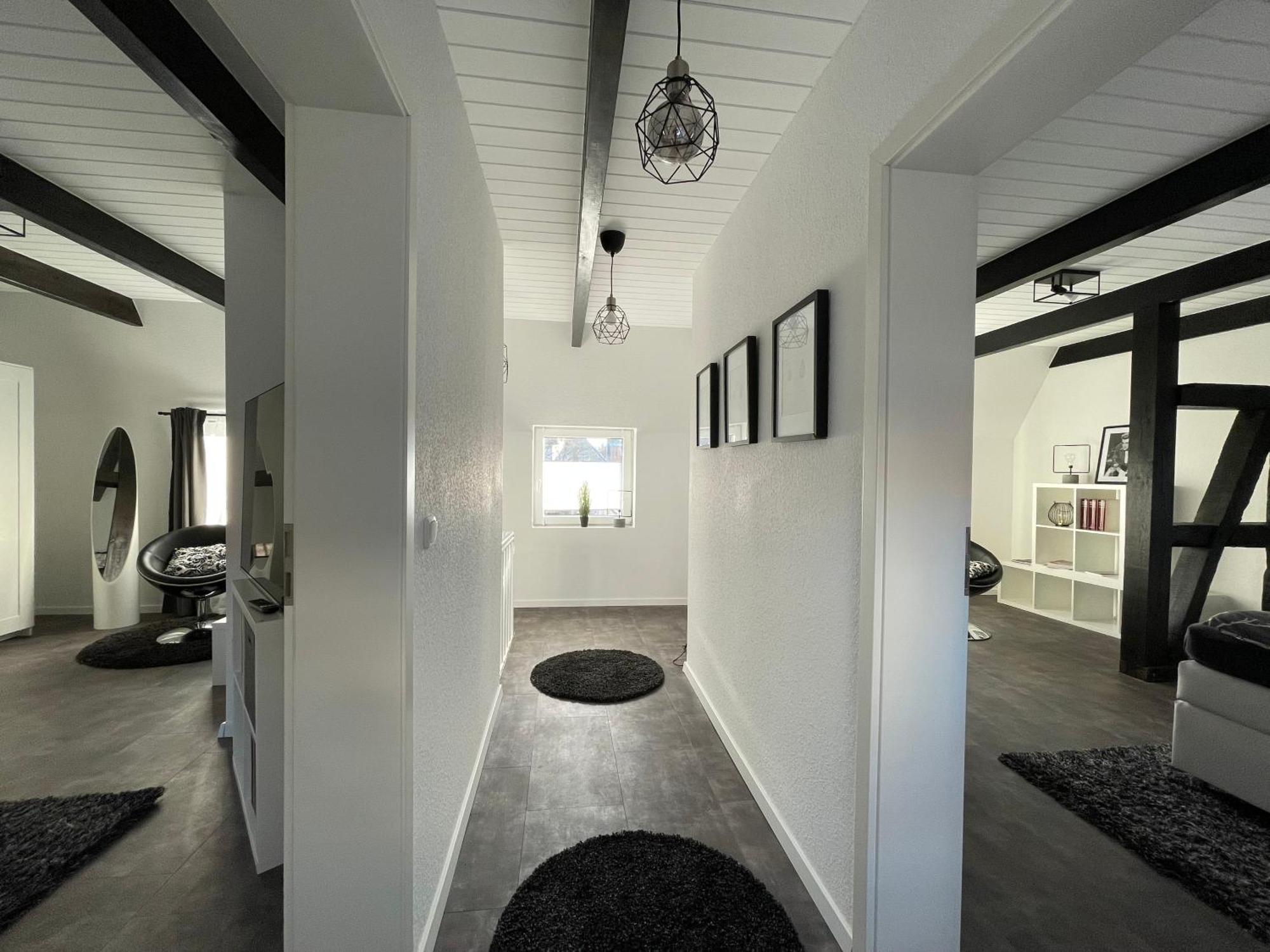 Fachwerkhaus mit 2 getrennten Schlafzimmern, Wohnzimmer und Küche Bückeburg Exterior foto
