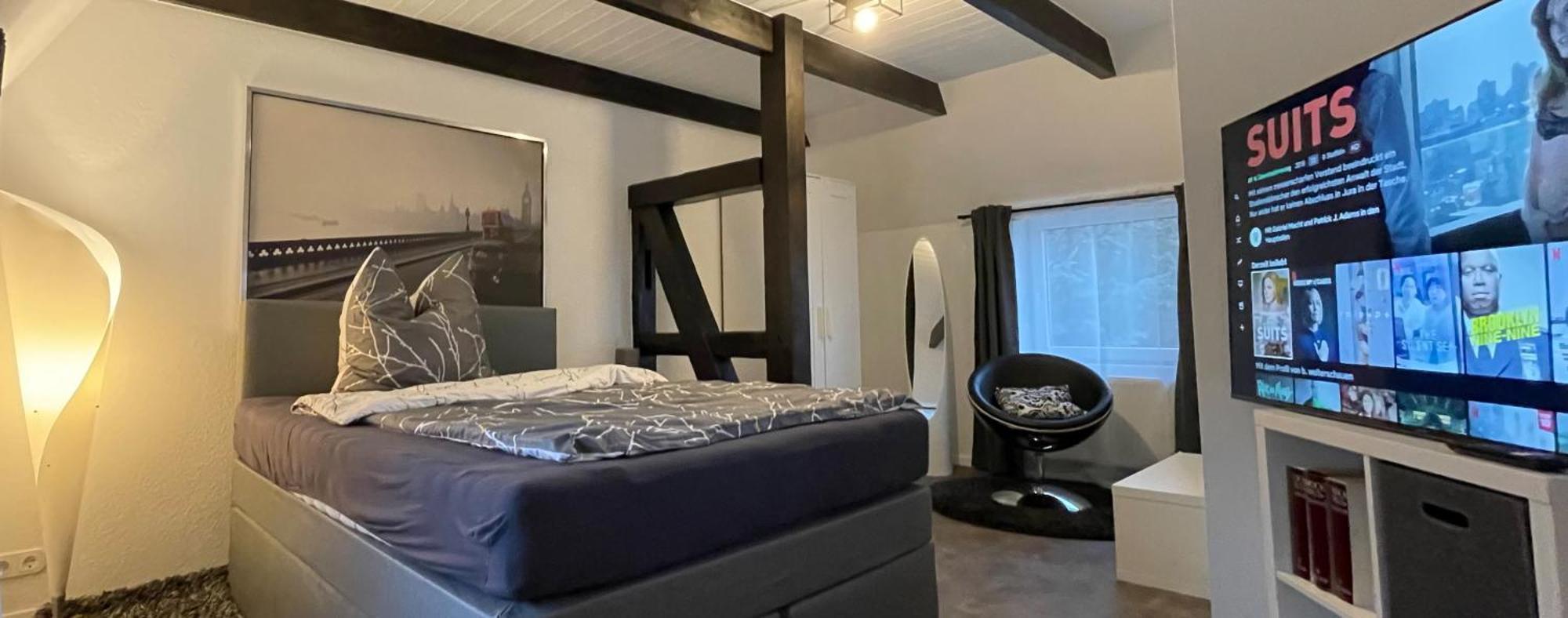 Fachwerkhaus mit 2 getrennten Schlafzimmern, Wohnzimmer und Küche Bückeburg Exterior foto