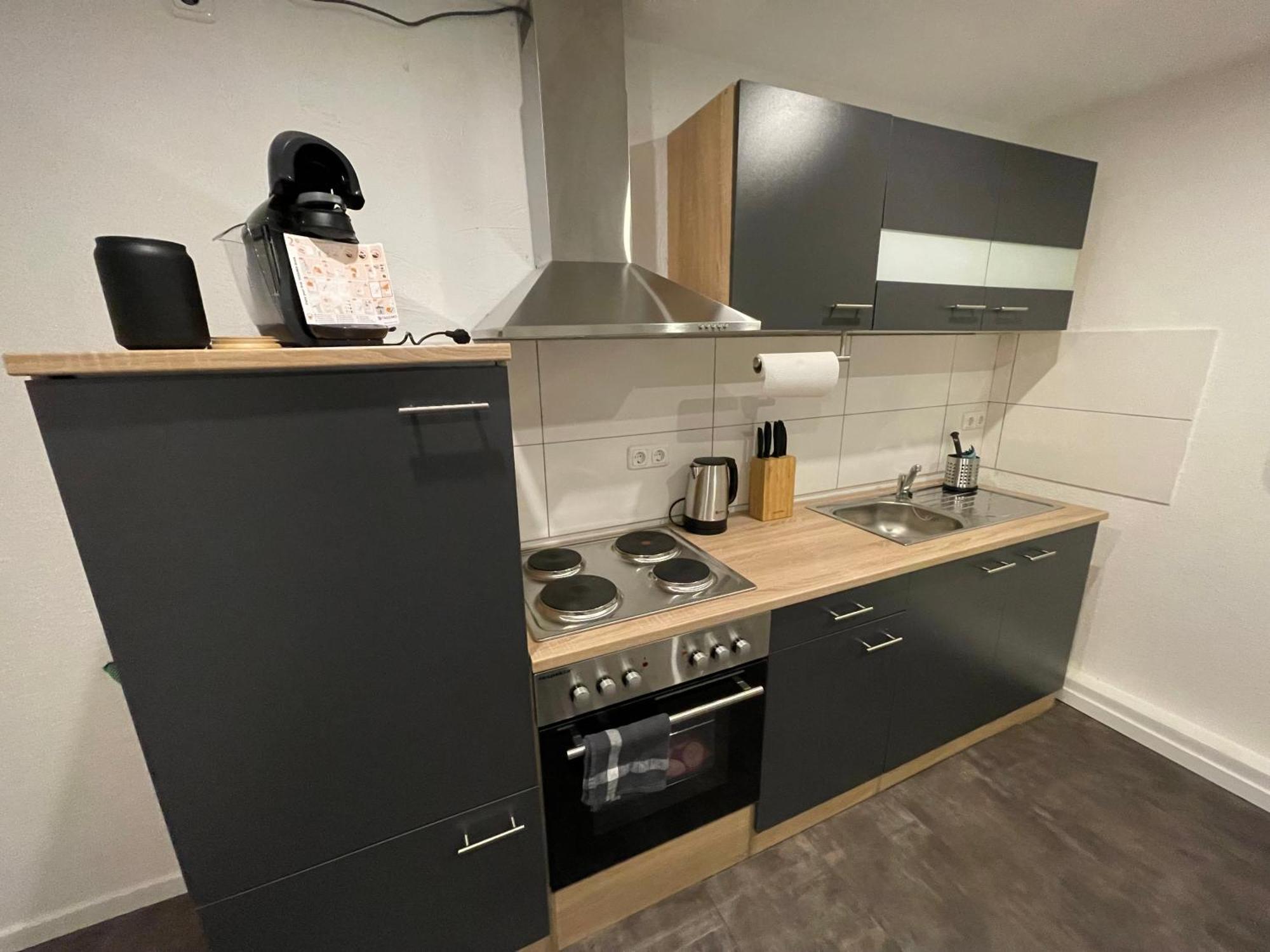 Fachwerkhaus mit 2 getrennten Schlafzimmern, Wohnzimmer und Küche Bückeburg Exterior foto